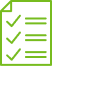 paper with completed checklist icon