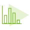 bar graph fluctuating representing data analytics benefit