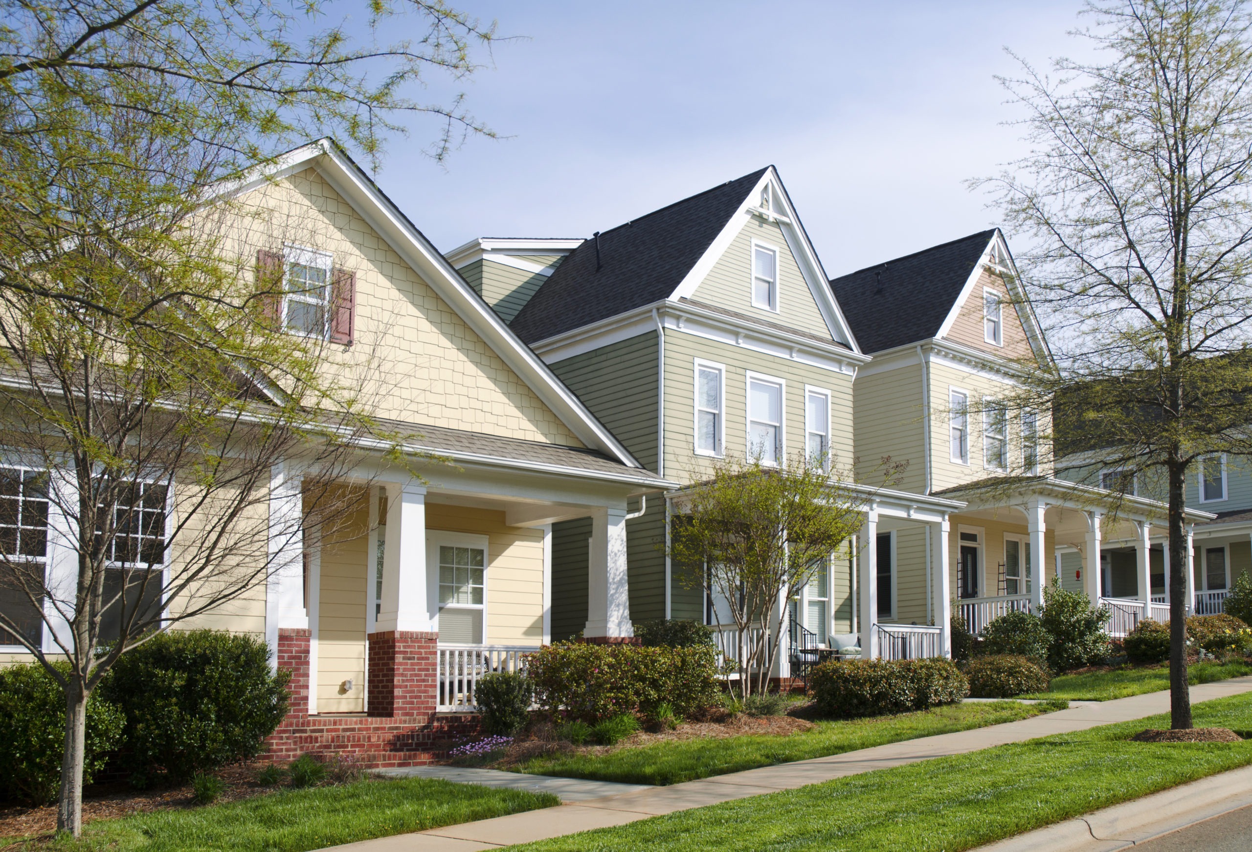 3 single family houses