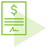 single family housing expense recovery money icon