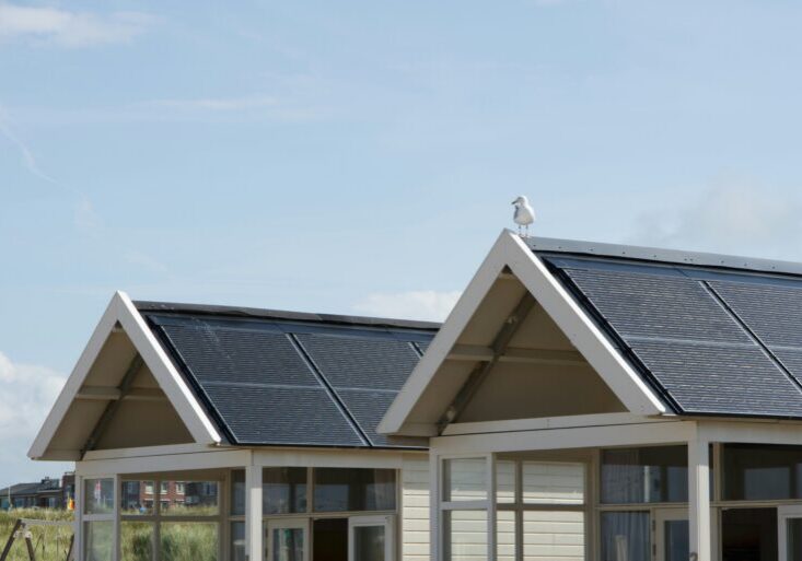 Homes with solar panels